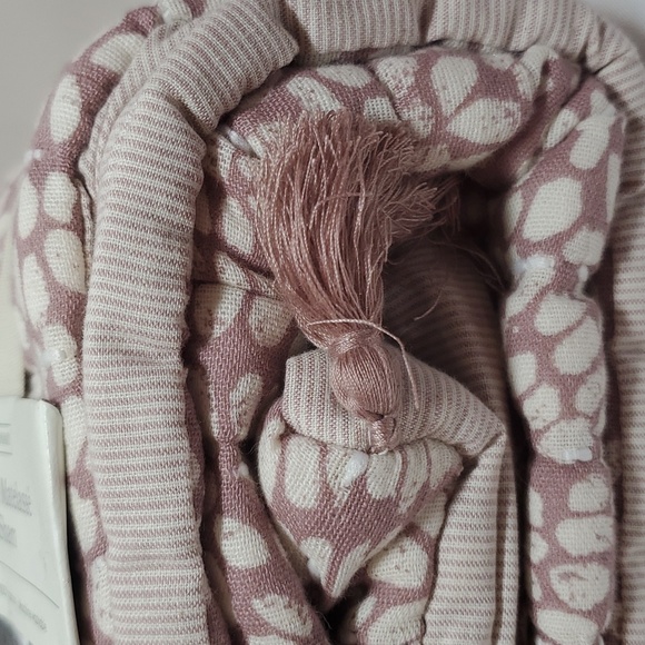 🎉$3 WITH PURCHASE🎉Threshold STD Boho Reversible Matelasse Swirl Quilted  Sham - Picture 14 of 16